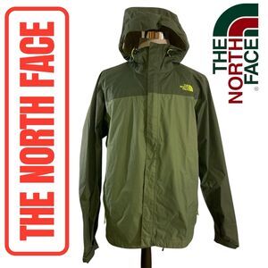 The North Face Dry Vent Stow Rain Jacket Hooded Size XL Green